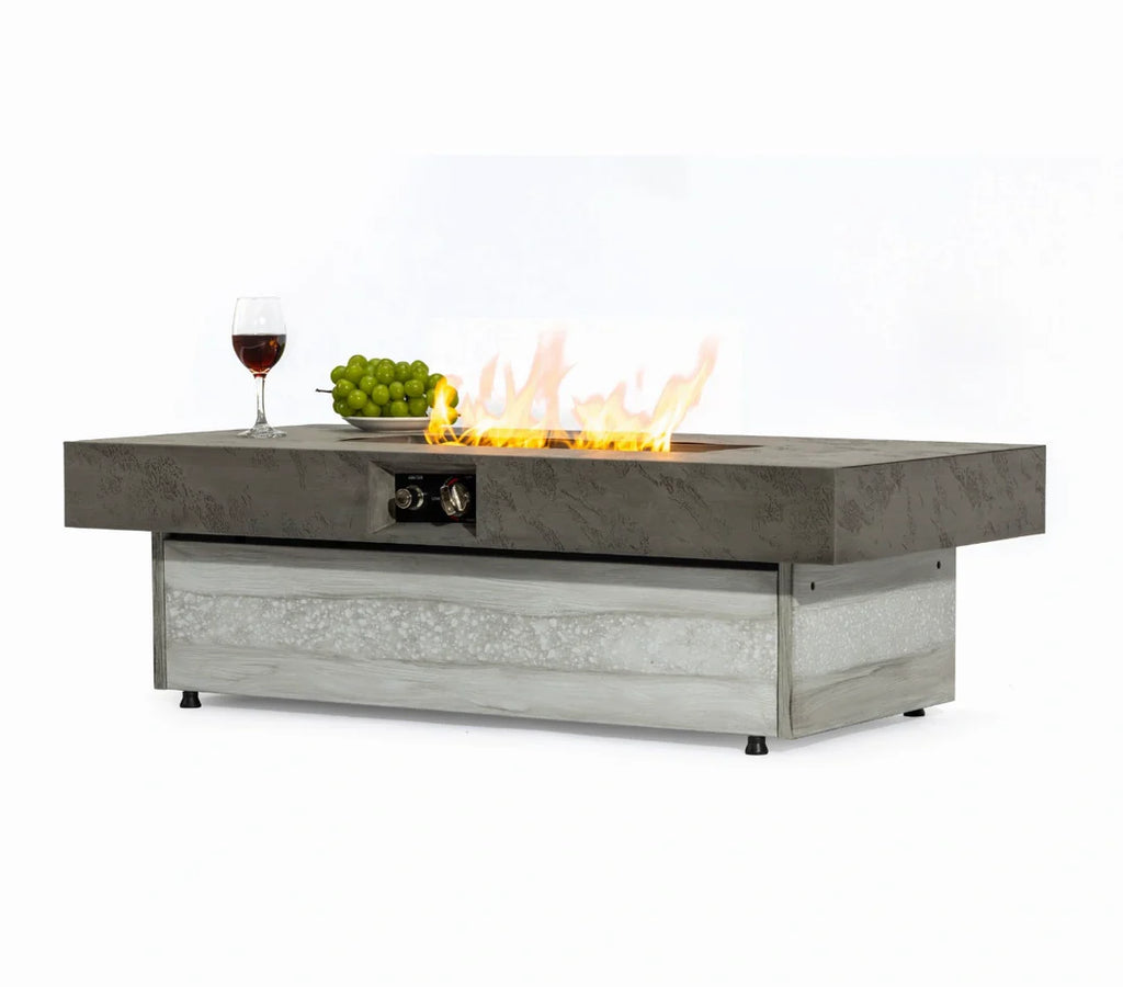 Heatstone Nova 48” Concrete Fire Pit Table – Propane Gas