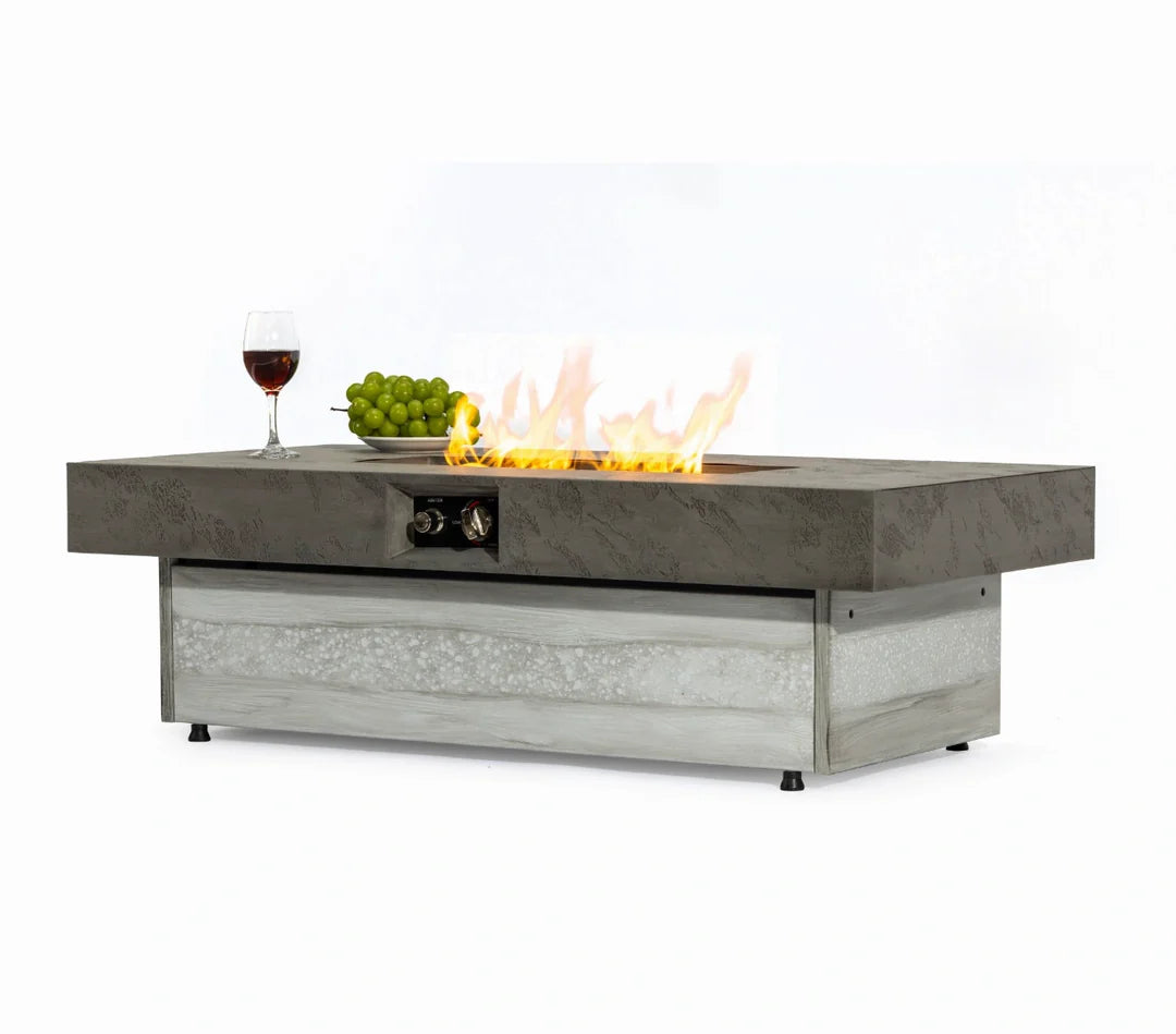 Heatstone Nova 48” Concrete Fire Pit Table – Propane Gas