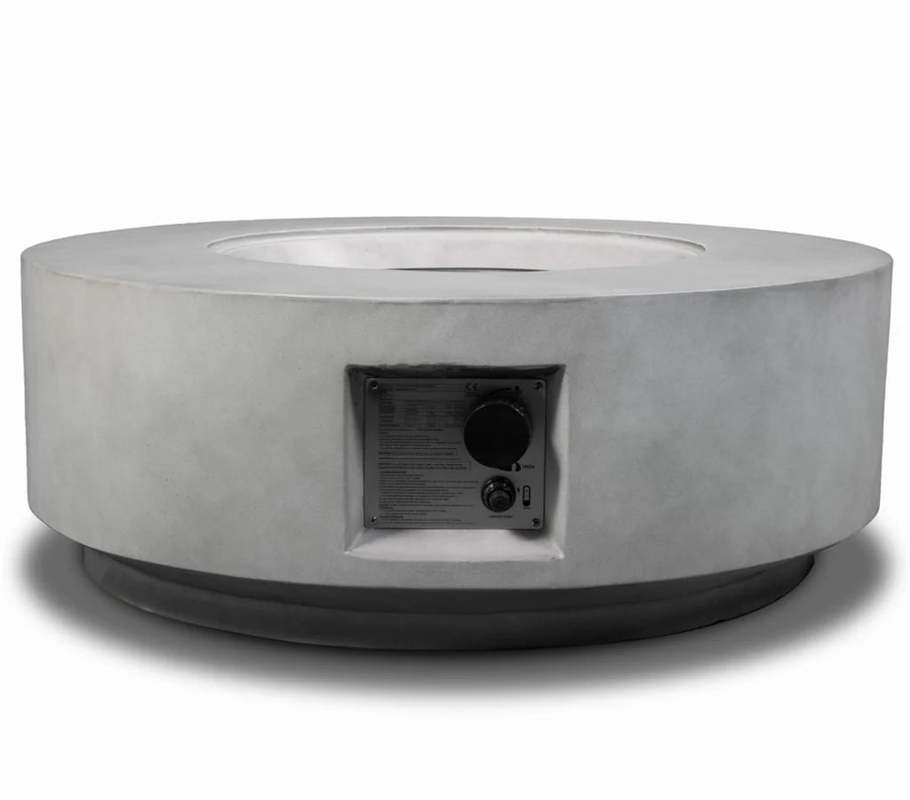 Heatstone Aura 30” Round Concrete Fire Pit – Propane Gas