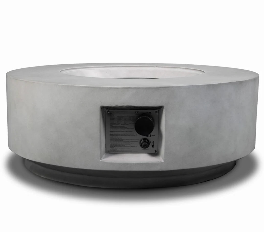Heatstone Aura 30” Round Concrete Fire Pit – Propane Gas