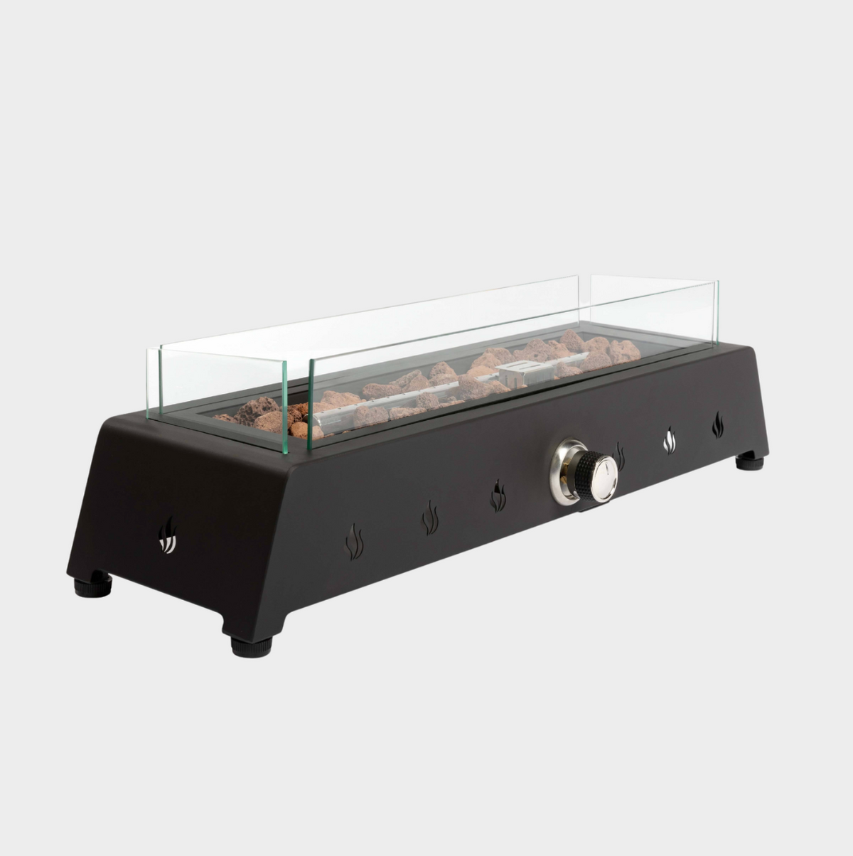 Heatstone Trail 28" Portable Fire Pit – 40,000 BTU Outdoor Gas