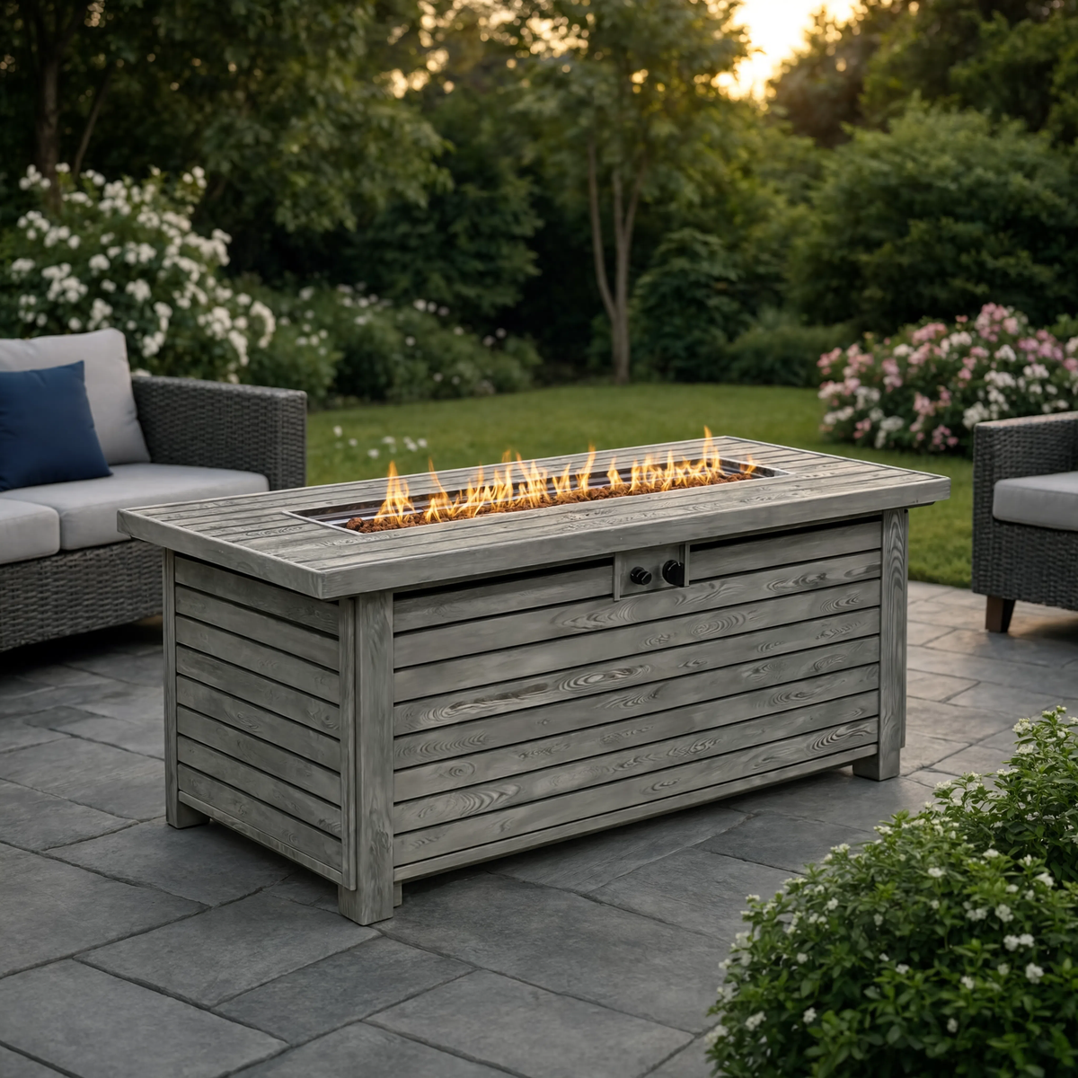 Heatstone Evo 54” Fire Pit Table – Propane Gas 50,000 BTU