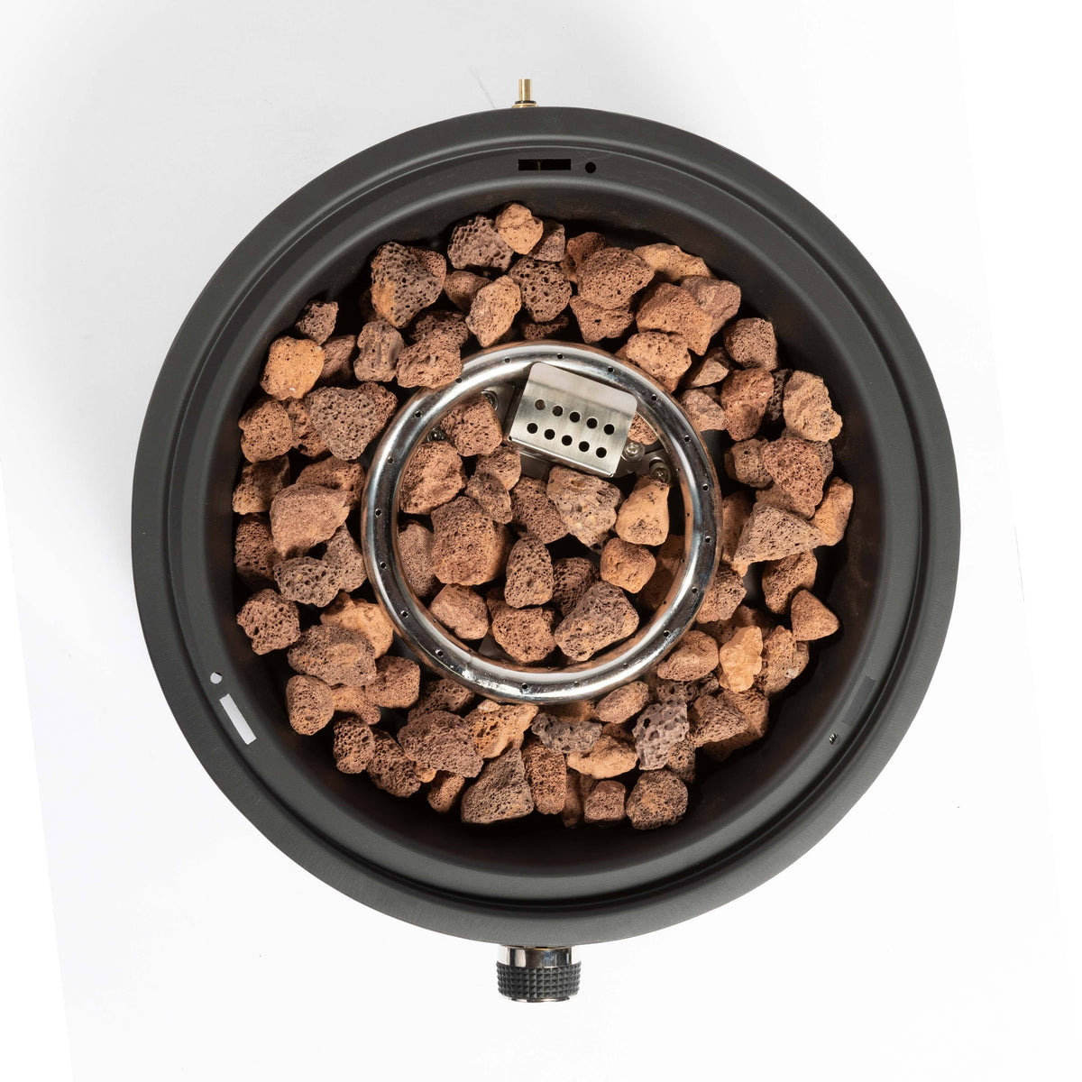 Heatstone Blaze 15" Portable Fire Pit – 40,000 BTU Outdoor Gas