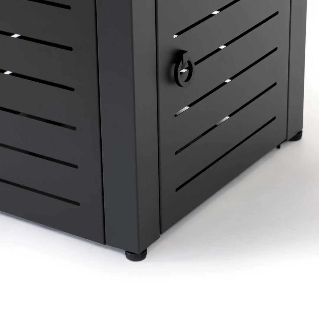 Heatstone Meridian 28" Steel Fire Pit Table – 50,000 BTU Outdoor Gas