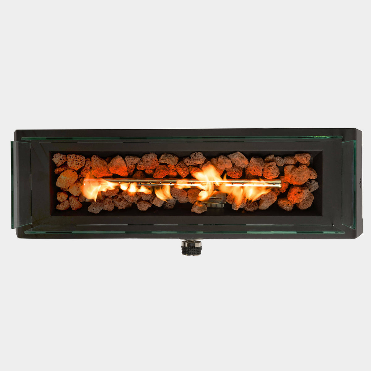 Heatstone Trail 28" Portable Fire Pit – 40,000 BTU Outdoor Gas