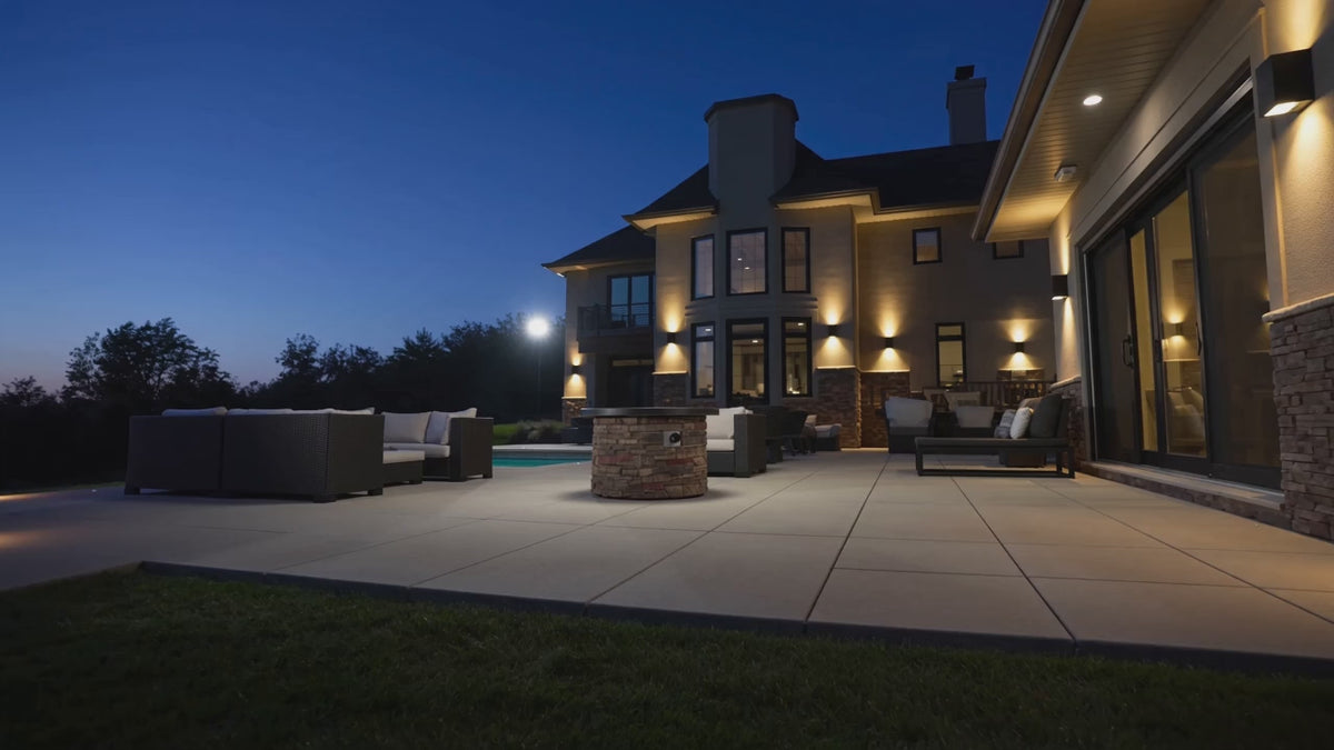Heatstone Sonoma 36” Round Stone Fire Pit – 50,000 BTU Propane Gas
